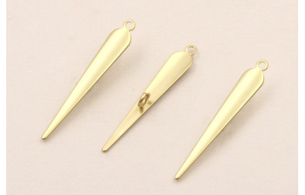 Colgante Cuña Dorada  23*5mm