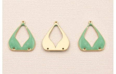 Pieza Sujetador Biquini O.Mate 15*18mm Turquesa