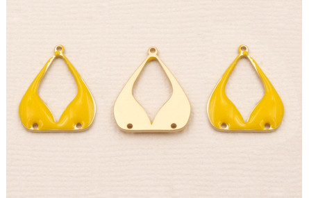 Pieza  Sujetador Biquini O.Mate 15*18mm Amarillo