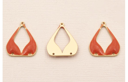 Pieza Sujetador Biquini O.Mate 15*18mm Coral