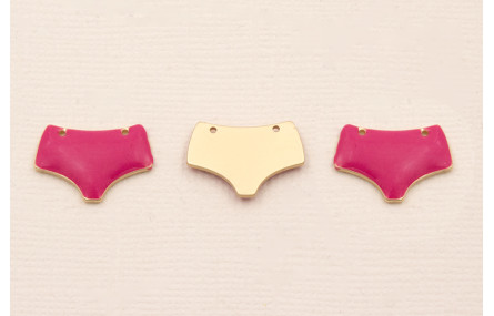 Pieza  Braga bañador O.Mate  16*11mm Rosa