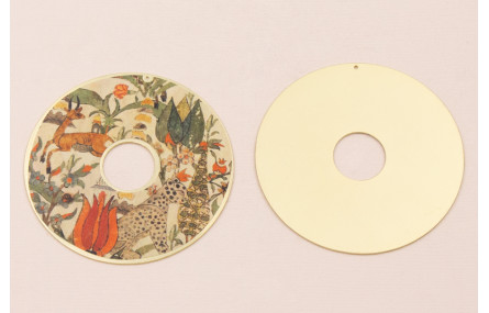 Disco 60mm  Oro Mat estampado Selva