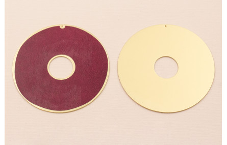 Disco 60mm  Oro Mate color Granate