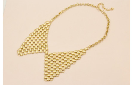 Collar Completo Pajarila 140*120mm Oro Mate