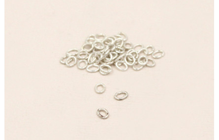 ARANDELA PEQ OVAL PLATA 40*28*07