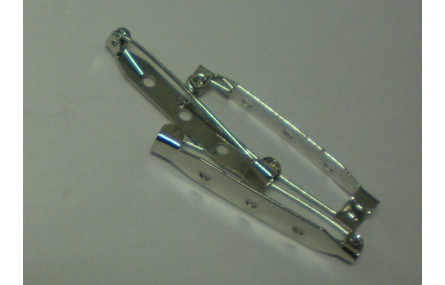 BROCHE ALFILER 38MM niquel