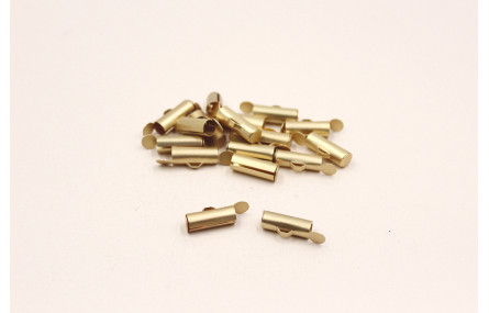 Cierre cilindro varias bandas 14mm Dorado Mate