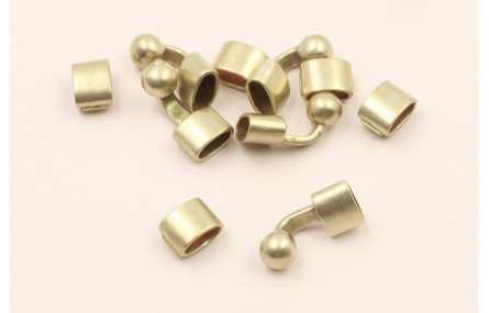 Cierre 15*8mm agujero de 8*3mm Latón Pulido