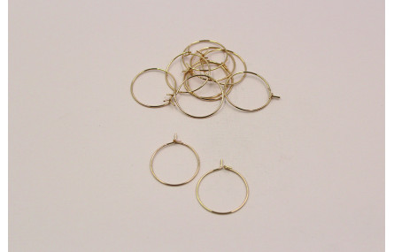 Aro de 20mm diámetro Oro