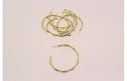 Perno Bambú 52mm diámetro Oro Mate