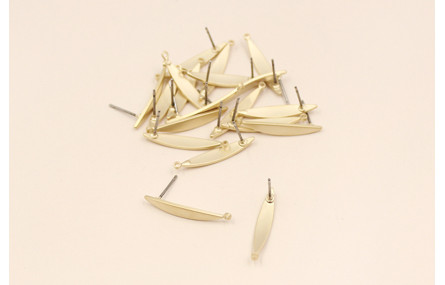 Perno lámina ovalada curvada 24*4mm