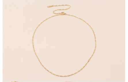 Cadena Completa con cierre 50cms Acero eslabon 3*2