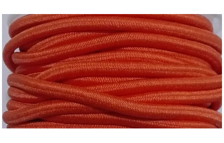 Goma 3mm Naranja Pálido