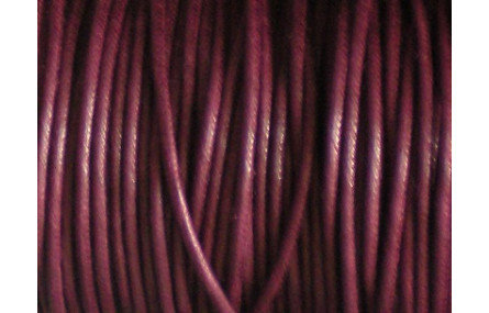 SIMIL CUERO 2MM GRANATE