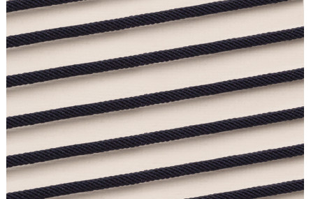 Cordón retorcido trenzado 3mm Azul Oscuro