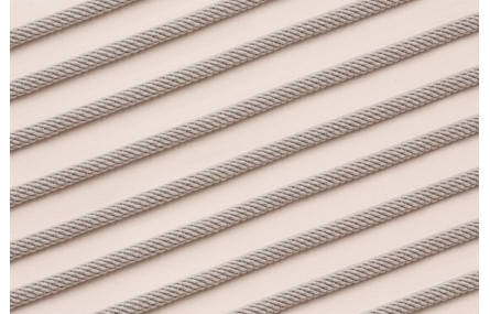 Cordón retorcido trenzado 3mm color Gris