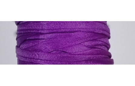 Cinta de seda Natural cosida 5-7mm Morado