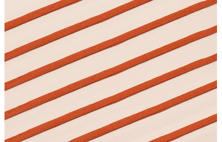 Cinta de seda Natural cosida 5-7mm Teja