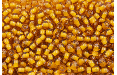 10 gramos de Abalorio 4mm color Ambar