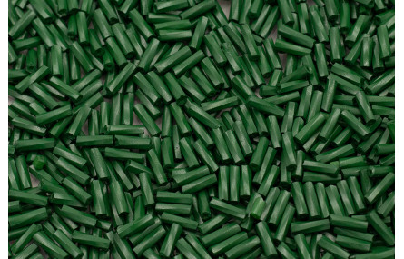 10 gramos de canutillo cristal 6mm Verde Oscuro