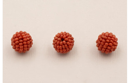 Bola abalorio 11mm Coral