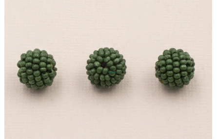 Bola abalorio 11mm Verde