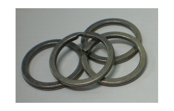 ARO LLAVERO PLANO Plata Vieja