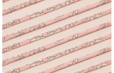 Lazo espaqueti 4mm liberty Flores Rosas