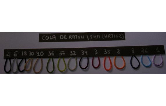 COLA RATON 1,5MM AZUL MARINO