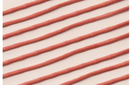 Cordón de SEDA 3mm relleno color Salmón