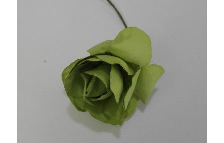 Flor Papel 3cms diámetro Verde