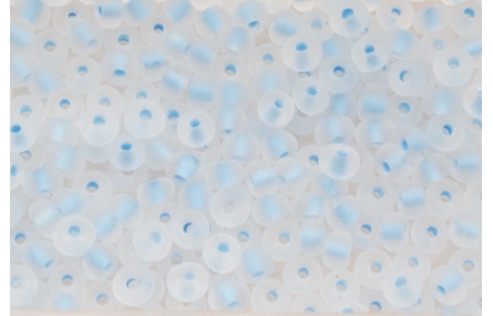 10 gramos Abalorio Azul  Fluor trans 3mm