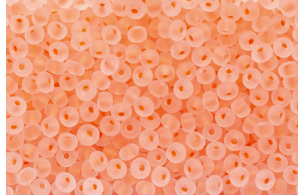 10 gramos Abalorio Coral Fluor trans 3mm