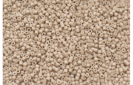 10 gramos de Abalorio cristal 2mm Microtubo Gris