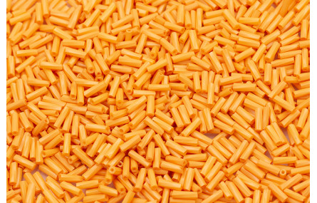 10 gramos de canutillo cristal 5mm Naranja