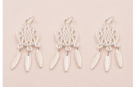 Colgante Atrapasueños Plata 925 25*12mm