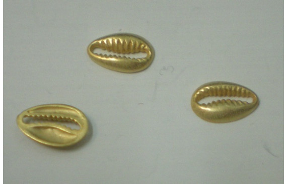 Pieza Conchita de Mar 10*8mm Oro Mate