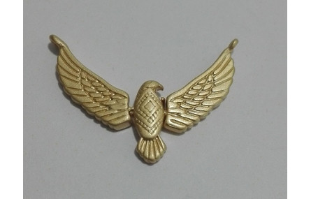 Colgante Aguila alas moviles 18*13mm Oro Mate