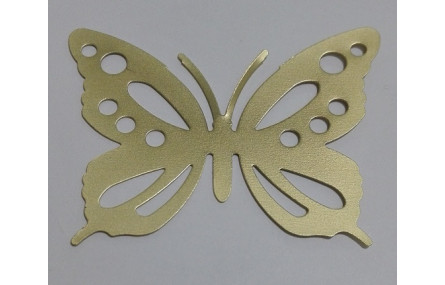 Mariposa 60*40mm Oro Mate