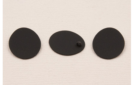 Ovalo Plano con Arandela 1,5*1mm Negro Mate