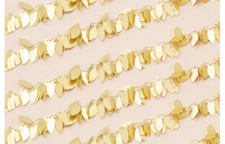 Cadena Ramillates de Ovalos 12*5 mm Oro Mate