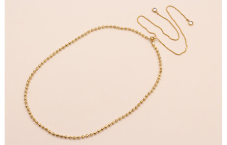 Collar Completo 72cm con regulador Stainless Steel