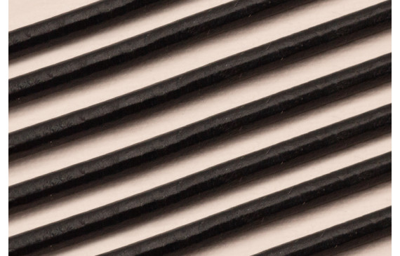 Cuero 4mm Negro