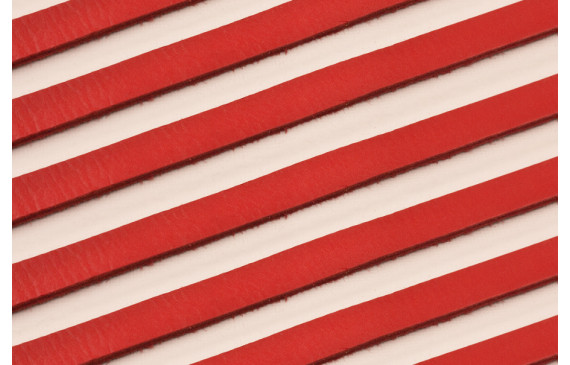 Tira de cuero 13mm Rojo