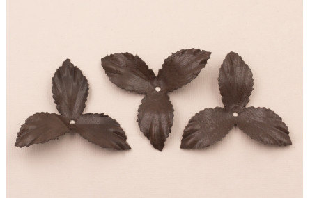 Flor pétalos relieve 45mm diam. Visón