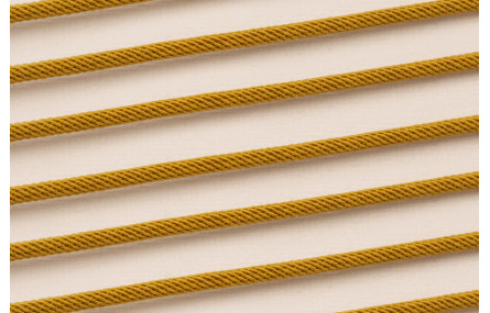 Cordón retorcido trenzado 3mm Mostaza
