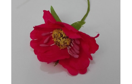 Flor Tela 45cms diámetro Fuxia