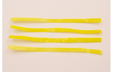 Listón de 100*4mm Amatillo Opaco Rugoso