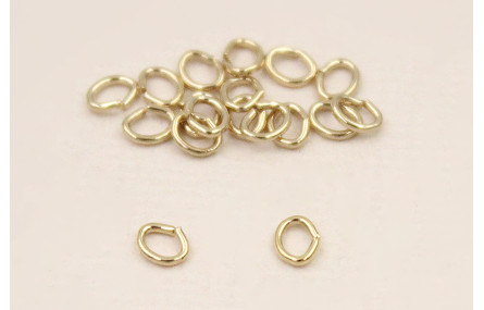 Arandela Oval 4*2,8*0,7 Baño Oro 18K y 3 micras