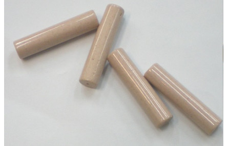 Tubo cristal Esmaltado 30*7mm Rosa viejo